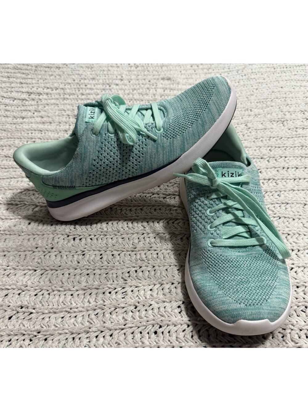 Kizik Lima Sneakers Womens 8.5 Mens 7 J1FCDLIMMT04-1D Teal Hands Free Easy On